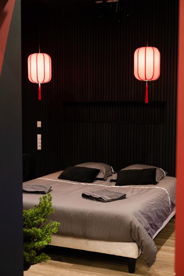 Апартаменти Capsule Japon - Jacuzzi - Netflix & Ecran Cinema - Xbox Trith-Saint-Leger Екстер'єр фото